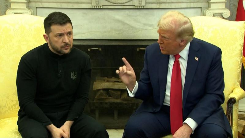 Zelenskega spodili lačnega! Medtem ko je kosilo čakalo na goste Ovalne pisarne je Trump ukazal: Ukrajinci morajo oditi
