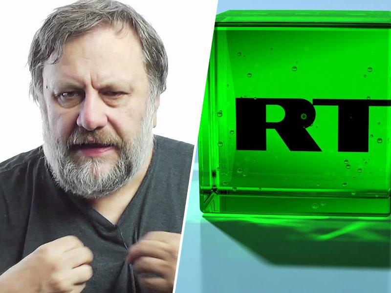 Strah jih je argumentov: Slavoj Žižek pojasnjuje, zakaj je ruska televizija RT tarča vztrajnih napadov na Zahodu