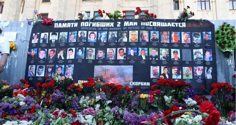 Obletnica zločina v Odesi: Zažgali so žive ljudi iz sovraštva do Rusije