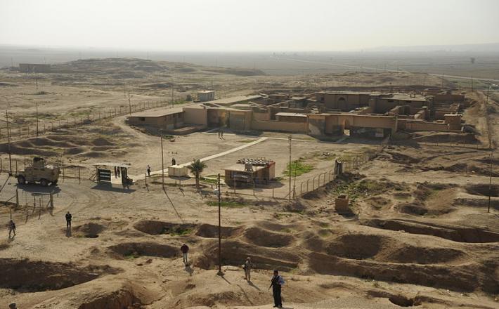 Arheološko najdišče v Nimrudu, Irak