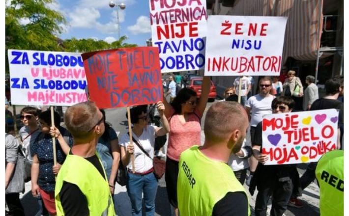 Zagreb, protesti, pravica do splava Vir: Jutarnji List