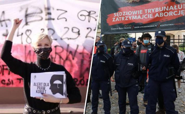 Protesti zoper prepoved splava na Poljskem