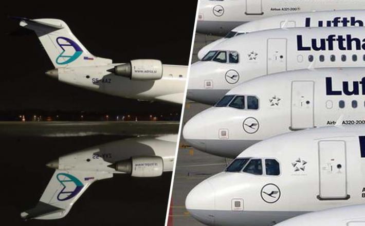 Adria Airways in Lufthansa