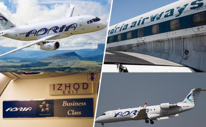 Adria Airways, ponudba, zgodovina in težave