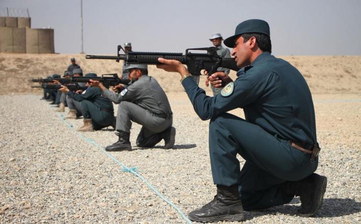 Afganistanska policija   Vir:Pixell