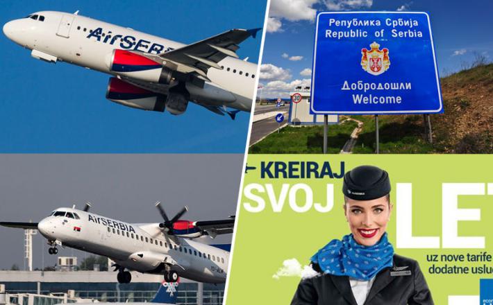 Air Serbia - odprte meje