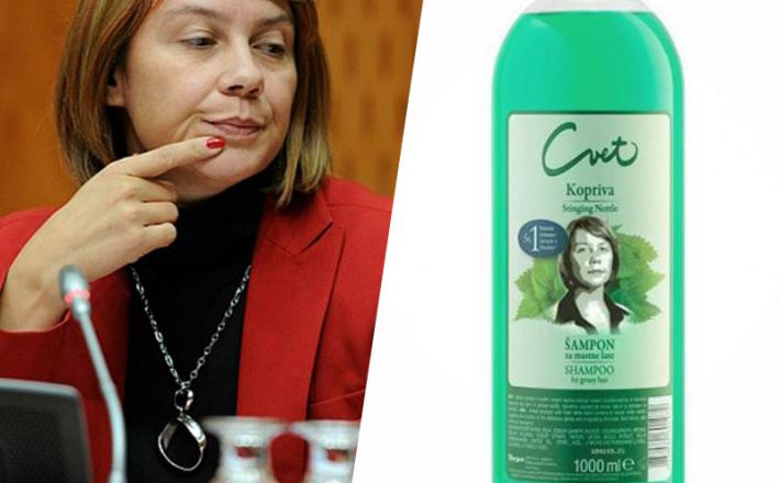Alenka Jeraj je v resnici - Kopriva. Vir: Twitter