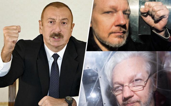 Alijev in Assange