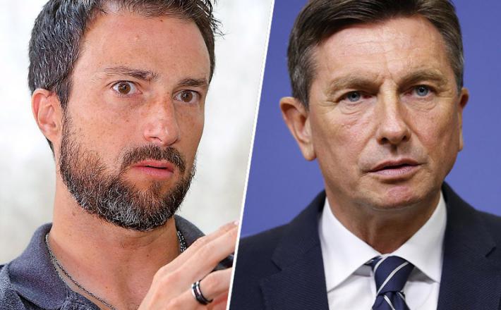 Dr. Andraž Teršek in Borut Pahor. Vir: Twitter