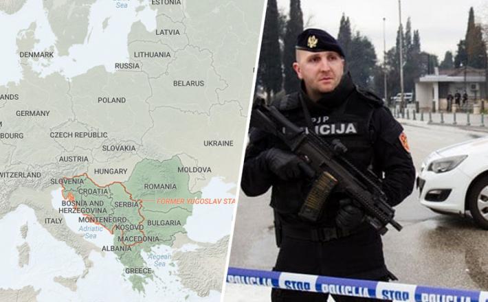 Balkan in Slovenija/policist Črne gore 