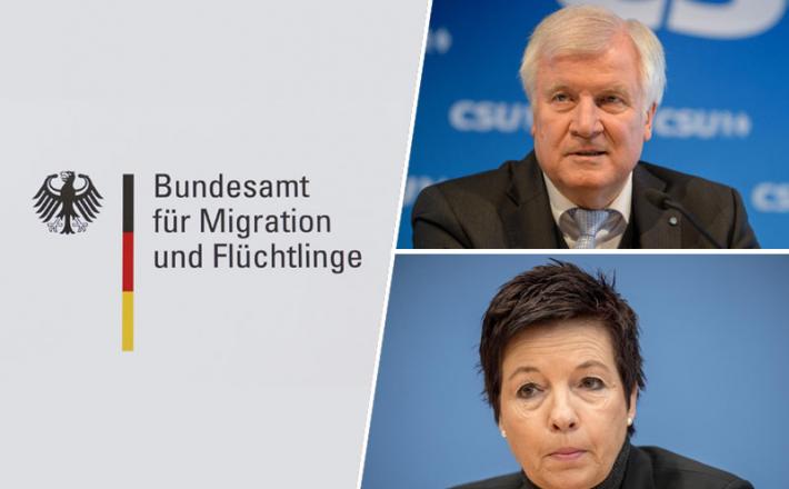 Horst Seehofer in Jutta Cordt