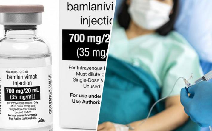 Zdravilo bamlanivimab Vir:Twitter