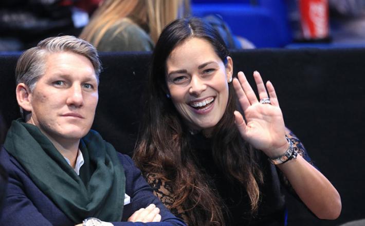 Bastian Schweinsteiger in Ana Ivanović