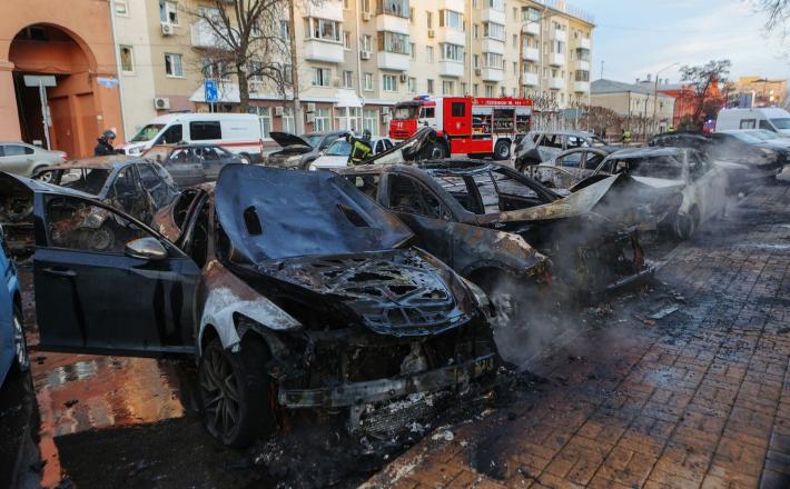 Posledice napadov na Belgorod Vir: Rutube, posnetek zaslona