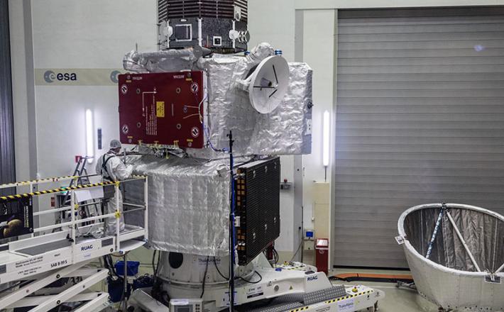 Vesoljsko plovilo z raziskovalno sondo BepiColombo
