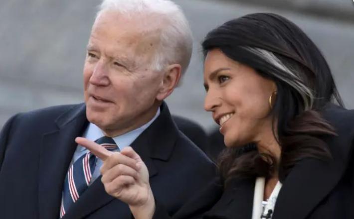 Joe Biden in Tulsi Gabbard nekoč