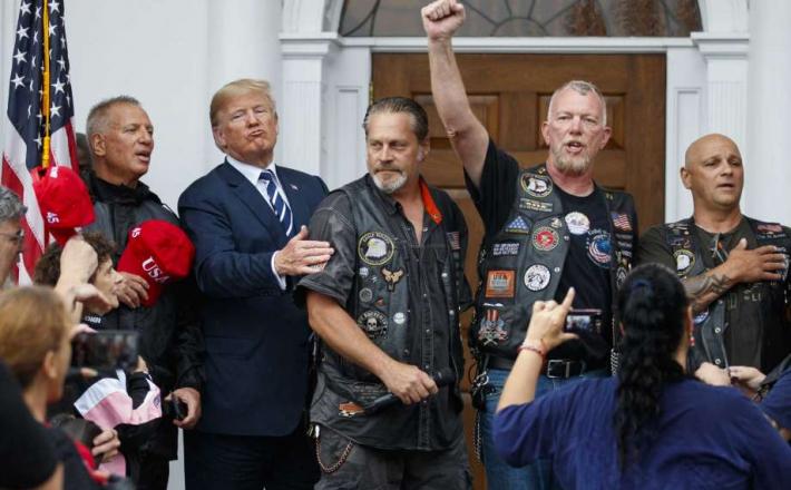 Bikerji in Trump Vir:Apnews.com