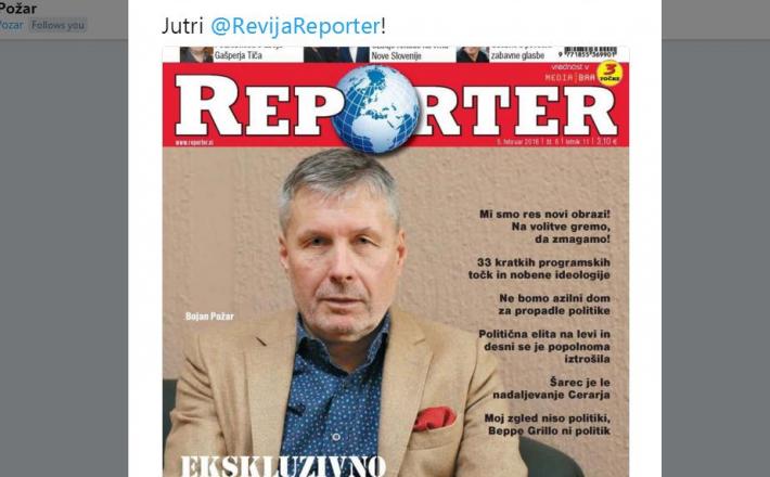 Bojan Požar, Reporter