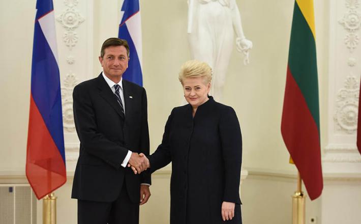 Borut Pahor, Dalia Grybauskaite