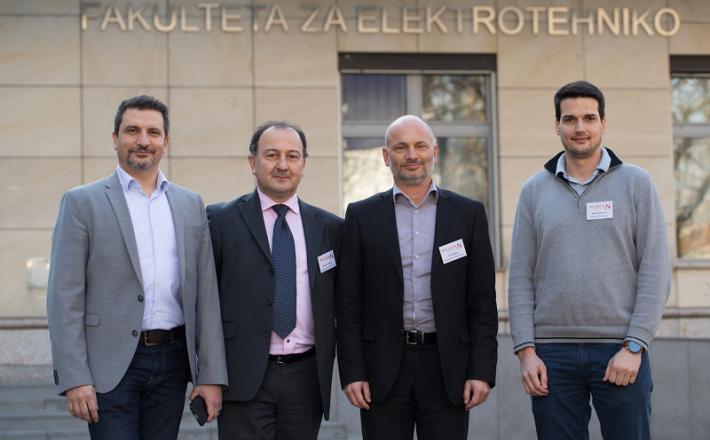 Direktor integriranih rešitev Huawei Technologies Madžarska in regija Adriatik, Tamas Boday s profes
