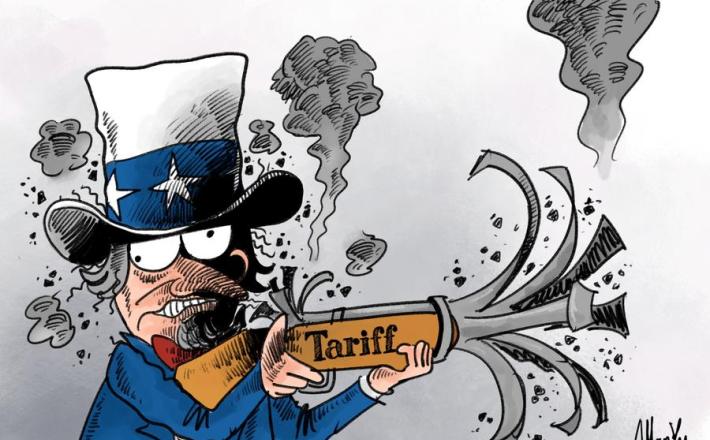 Ameriške carine so - že udarile nazaj...Vir: Xinhua