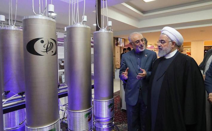 Hasan Rouhani si ogleduje centifuge