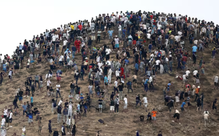 Migranti v Ceuti Vir: X