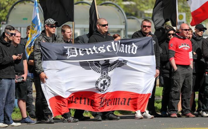 Chemnitz, protesti maj 2018 Vir: Pixell