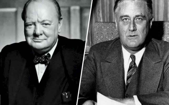 Churchill in Rosoevelt