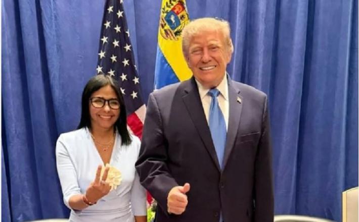 Delcy in Trump Delcy in Trump