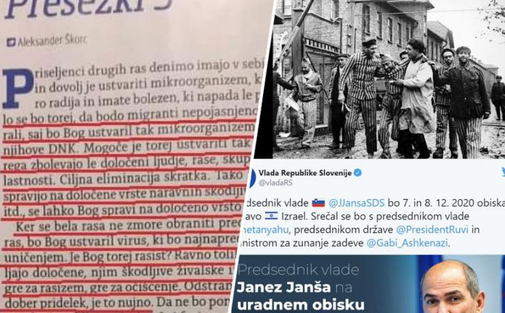 Demokracija propagira genocid, Janša pa odhaja v Izrael