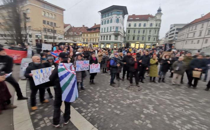 Demonstracije v Ljubljani