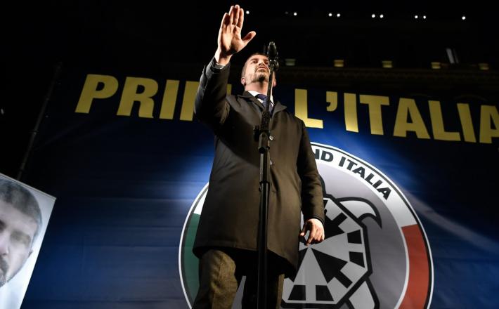 CasaPound Luigi Di Maio   Vir:Pixsell