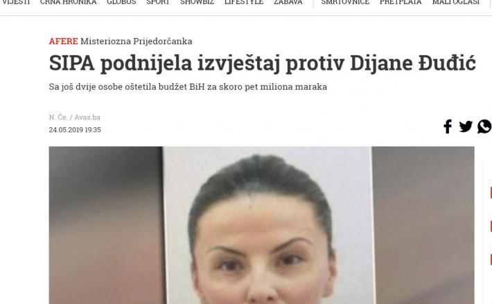 Dijana Đuđić - Dnevni Avaz