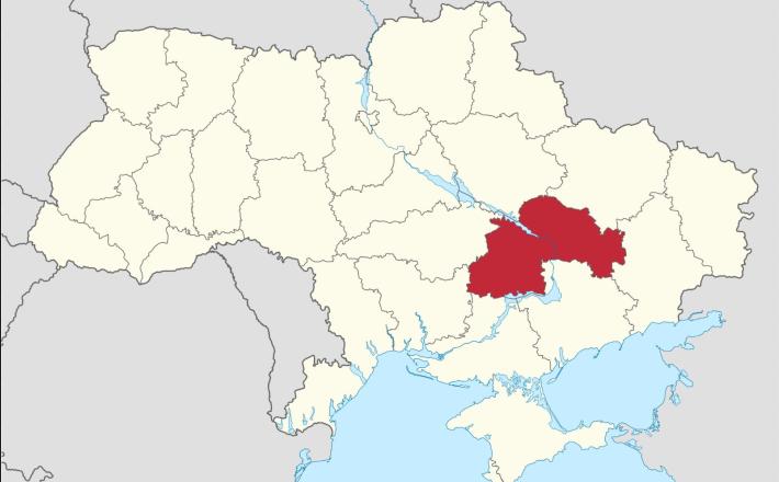 Regija Dnepropetrovsk - nova tarča ruske vojske...Vir: Wikipedia