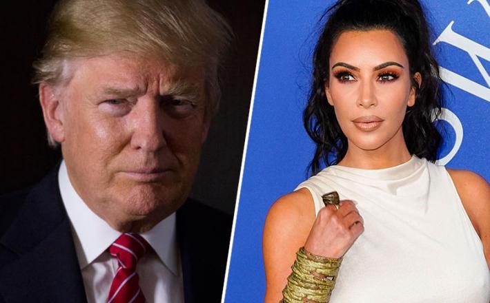 Donald Trump in Kim Kardashian