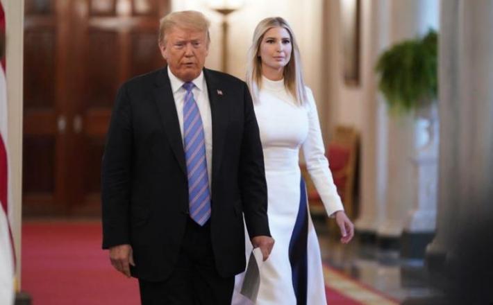 Očkova princeska: Donald in Ivanka Trump. Vir: Twitter