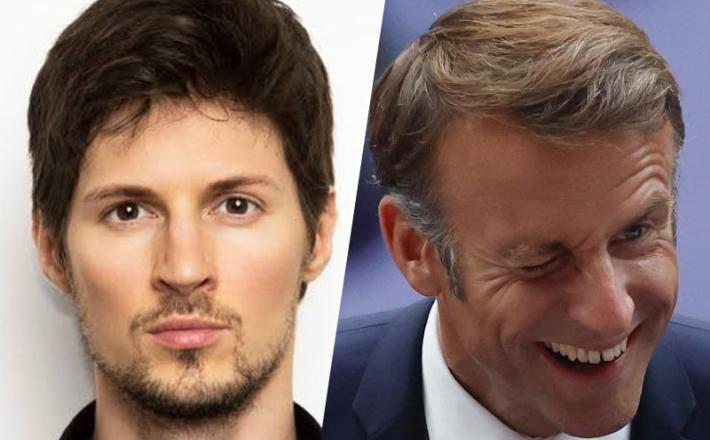 Durov in Macron