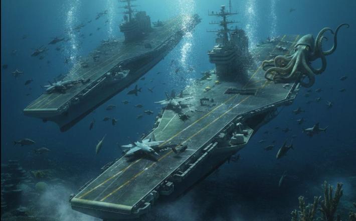 Ameriške letalonosilke na dnu morja: zgolj prazne iranske želje ali nova resničnost?