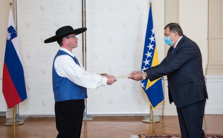 Dodik in novi slovenski veleposlanik