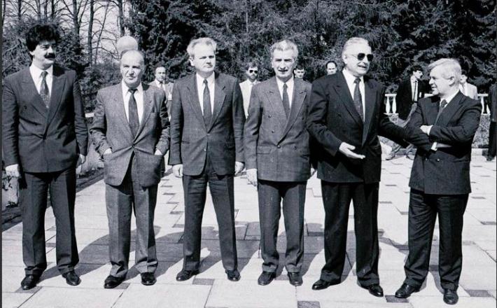 Momir Bulatović in predsedniki republik SFRJ