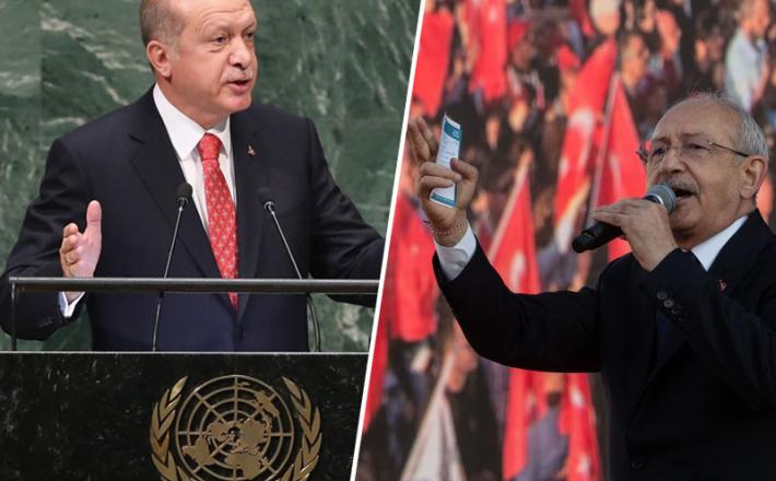 Erdogan in Kiliçdaroğlu
