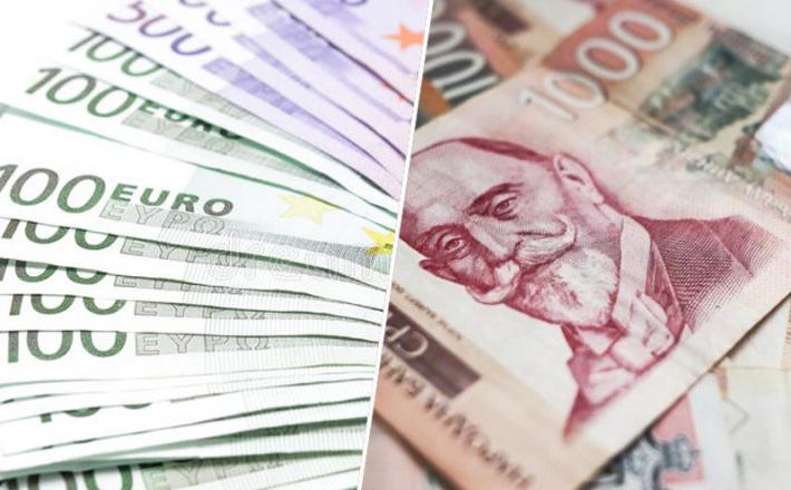 Evro, srbski dinar