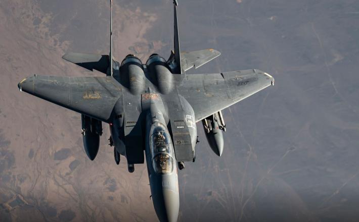 F-15 z "zarjavelimi" krili...Vir: Defence Blog, posnetek zaslona