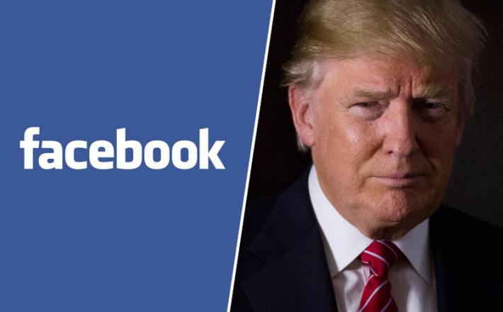 Facebook in Donald Trump