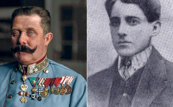 Franc Ferdinand in Gavrilo Princip