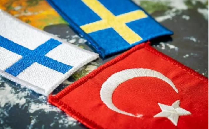 Finska, Švedska in Turčija - zastave 