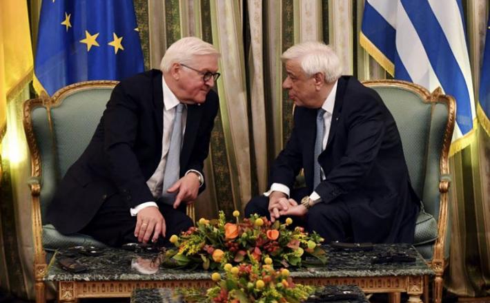 Frank Walter Steinmeier in Prokopis Pavlopoulos