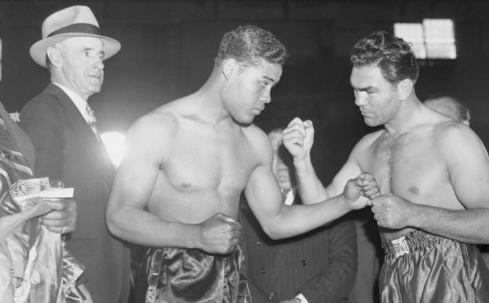 Joe Louis in Max Schmeling