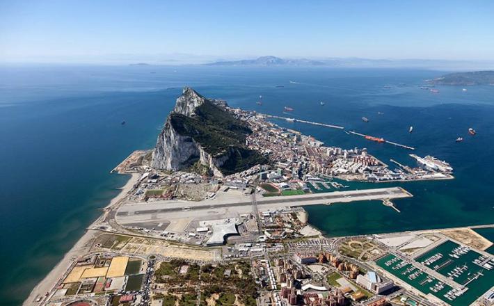 Gibraltar iz zraka  Vir:Twitter